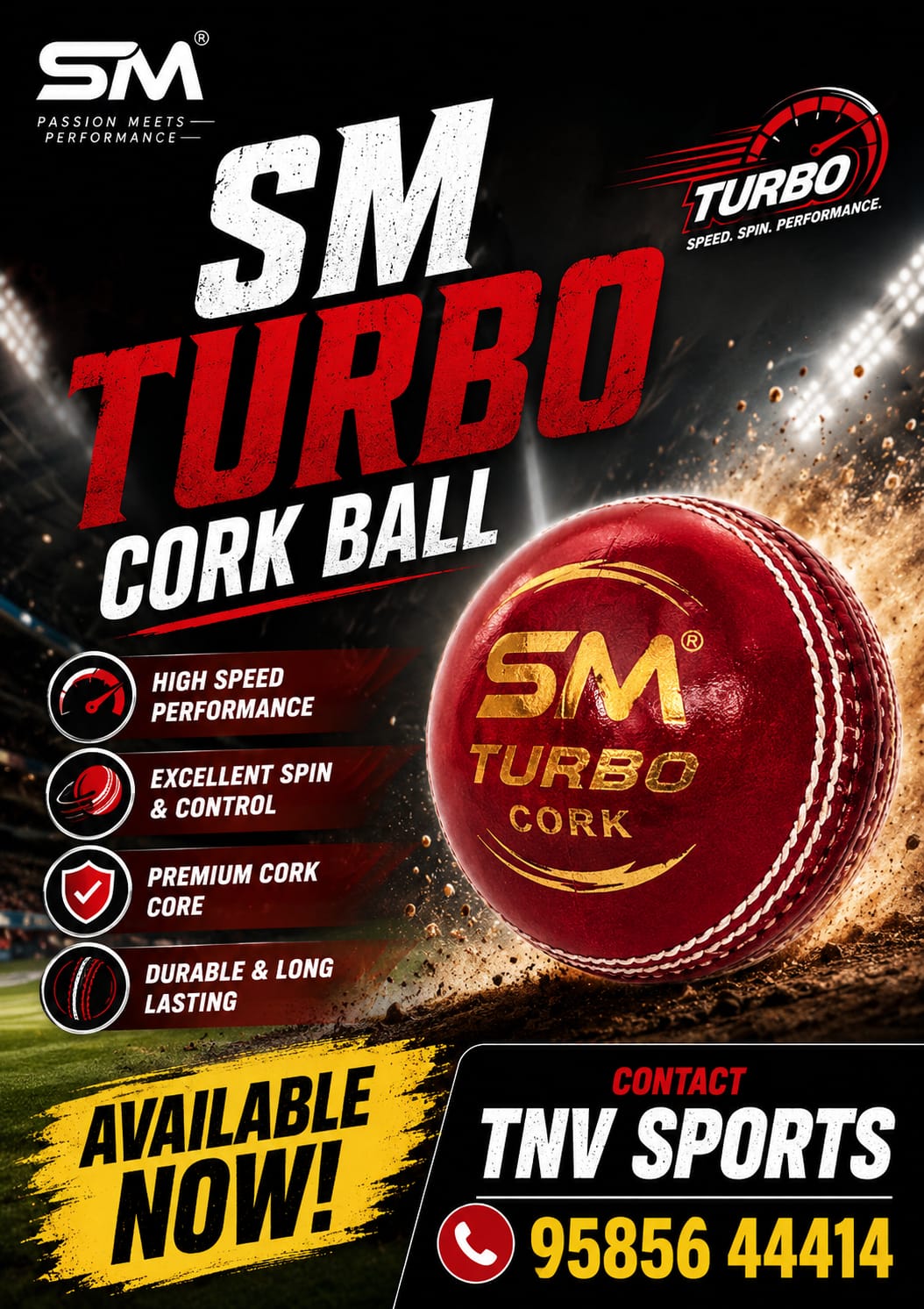 SM TURBO CORK BALL